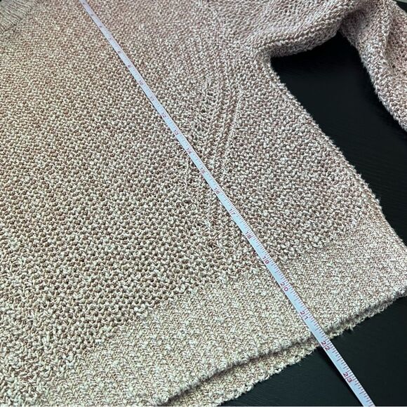 Veronica Beard Leah Rib Rose Gold Crewneck Sweater Medium Knit - Picture 13 of 13